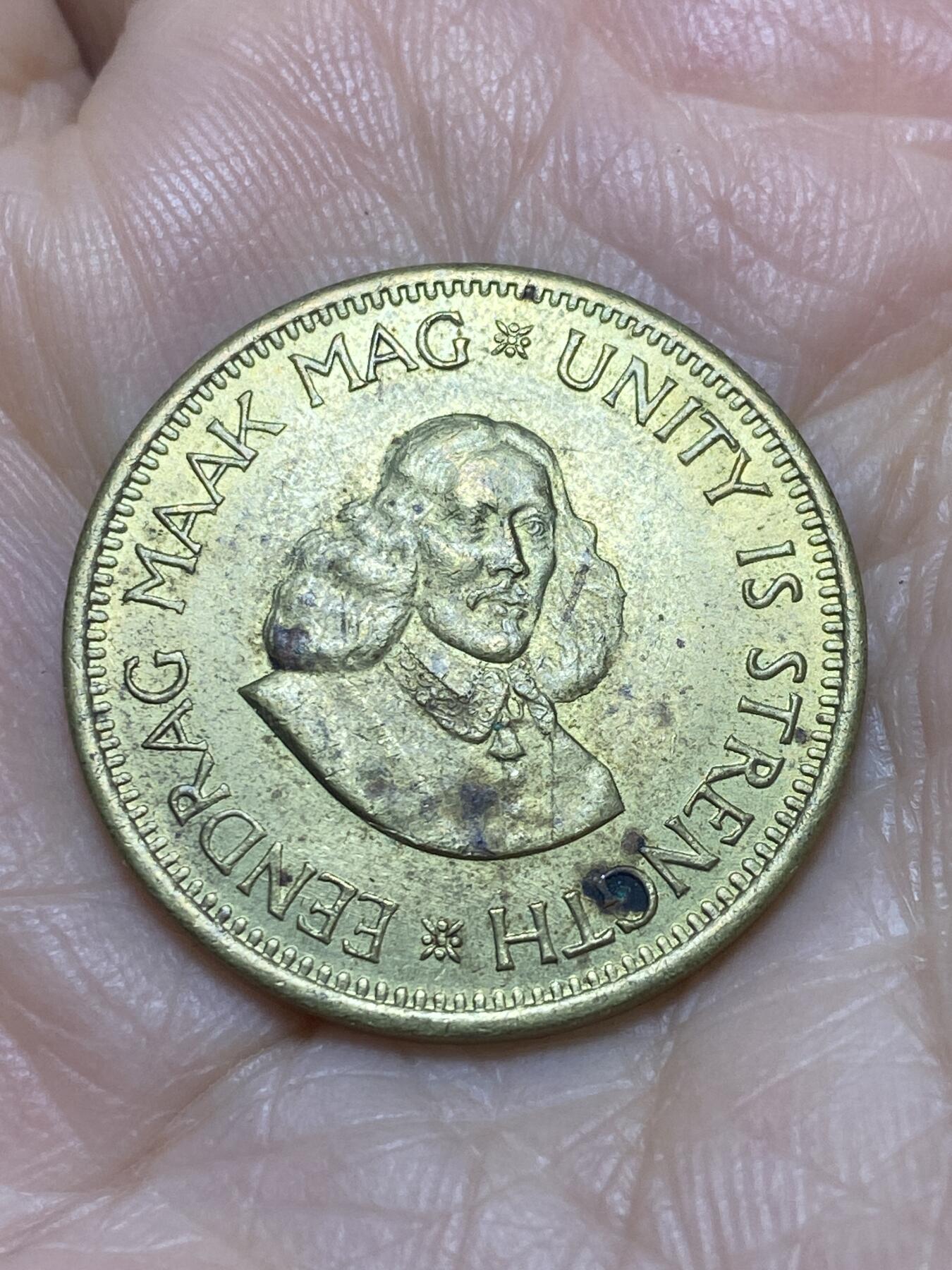 2025年第一百二十一场(总第一百四十七场）外国好品散币(免佣金) 南非🇿🇦1961年1/2分