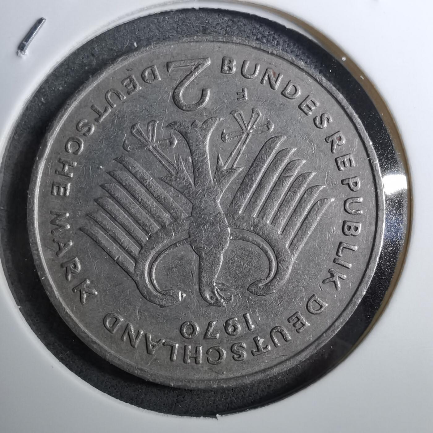 沼泽如烟--第888场 德国1970年2马克