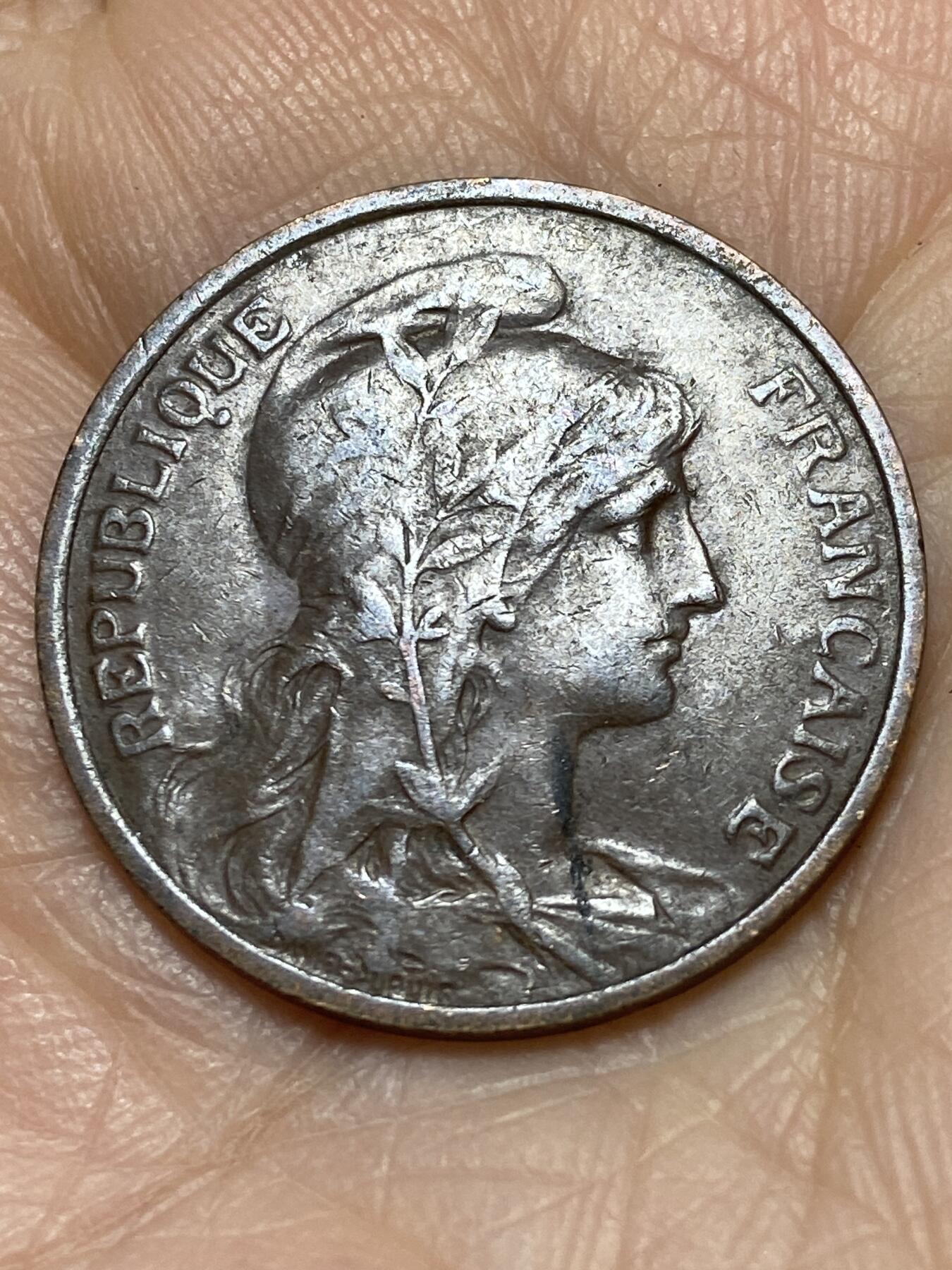 2025年第一百二十一场(总第一百四十七场）外国好品散币(免佣金) 法兰西第三共和国1915年5生丁