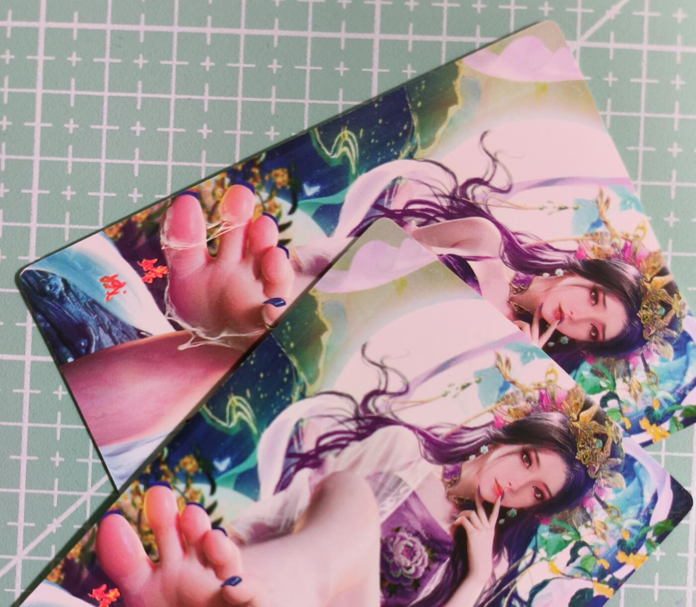 C先生卡牌 第15期 元集纪·刷子签·罐儿签·毒瘤签(持续收拍品中...) 【普卡】星宿卡牌《玄媚鉴》嫦娥 双服饰