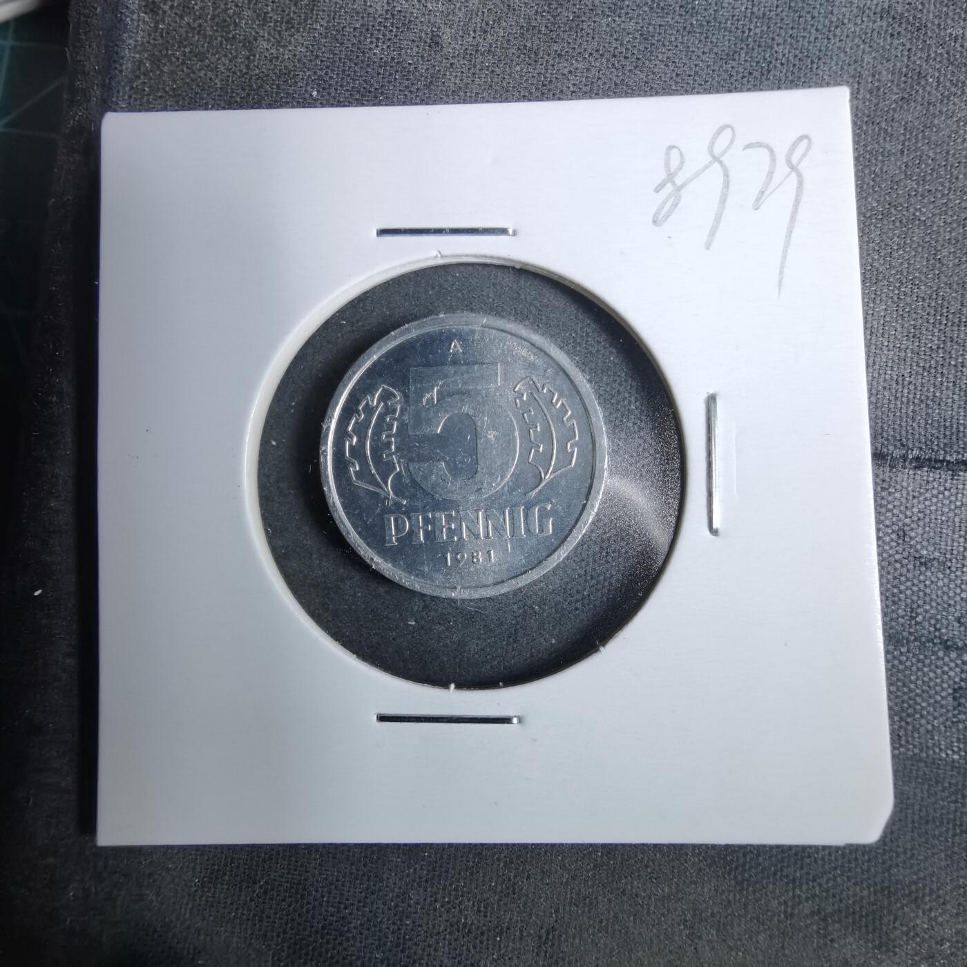 沼泽如烟--第889场 东德1981年5芬尼