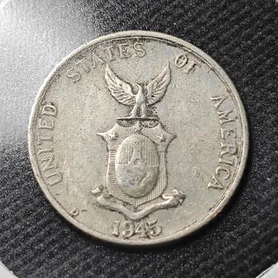 KK钱币收藏小铺  第363场  2月预留时间 周末发货 -  1945美属菲律宾10分银币