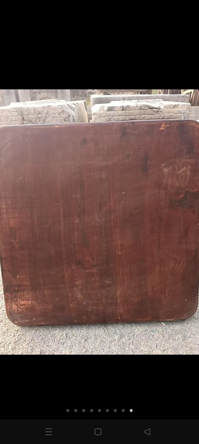 一木整挖的人物磨具摆件，尺寸50见方