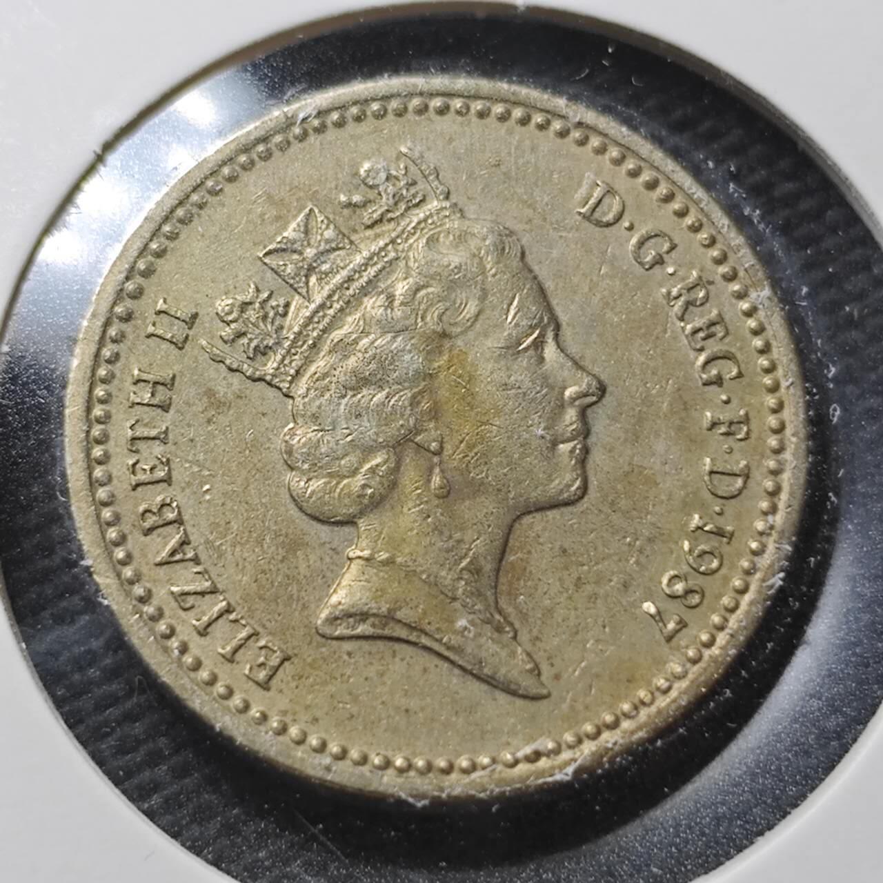 KK钱币收藏小铺  第362场  2月预留时间 周末发货  英国1镑