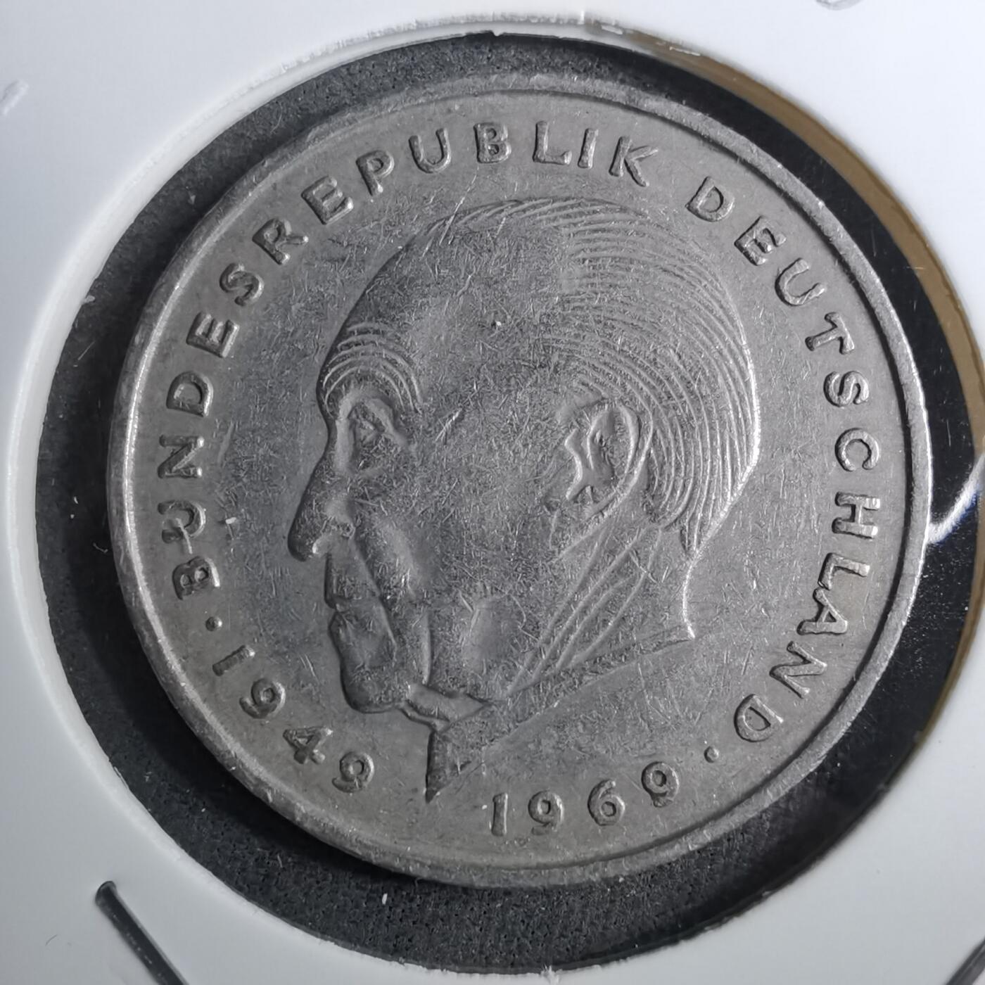 沼泽如烟--第888场 德国1970年2马克