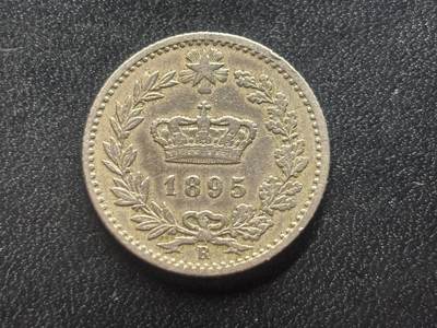 邮泉阁限时拍卖第三十四场 圣马力诺、梵蒂冈、意大利硬币专场（硬币在国外。请付邮费6元。） - 意大利王国翁贝托一世1895年20分