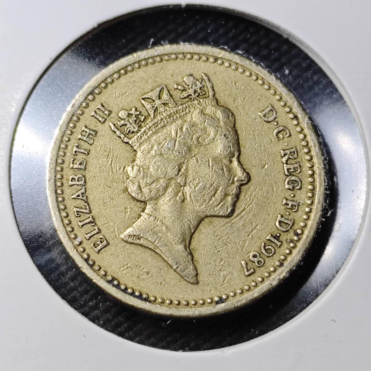 KK钱币收藏小铺  第363场  2月预留时间 周末发货  英国1镑