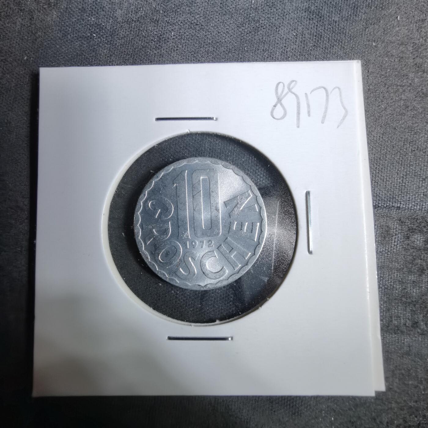 沼泽如烟--第889场 奥地利1972年10格罗申