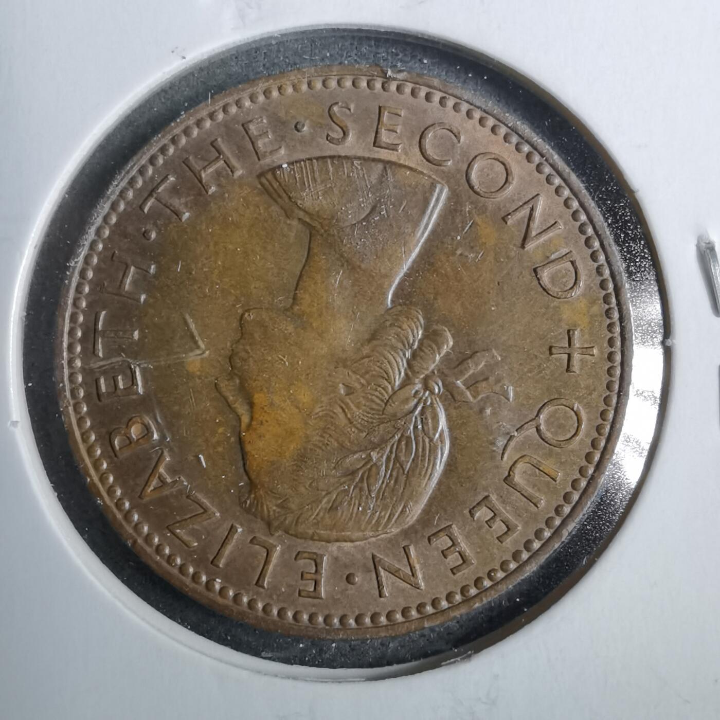 沼泽如烟--第889场 新西兰1961年半便士