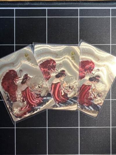 欢迎送拍、免费出卡没坑位费没手续费，各种换旧好卡 - 【折光】狐鬼3张 百里卡牌