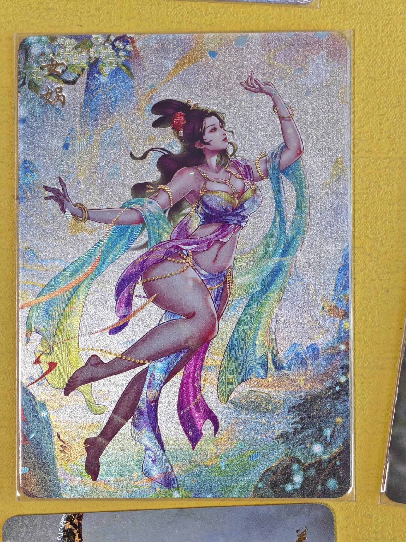 玩卡战线超级大甩拍第45期（周四晚10点半截拍）请寄存过多的卡友准许发货哇！ 燎原-玲姐绘女娲粗闪特卡