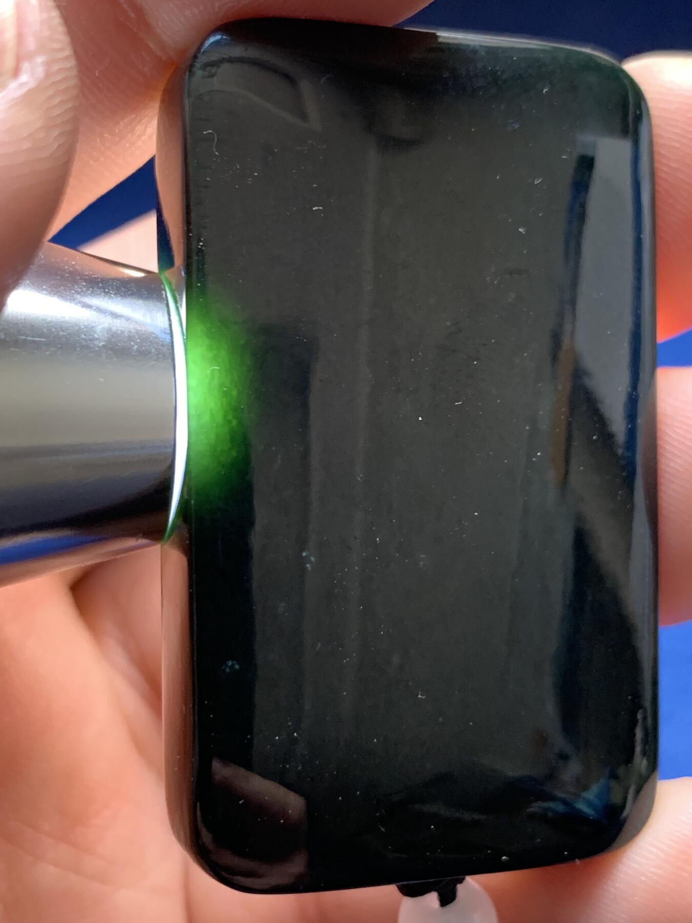 《竞宝斋》第434场 周日，周一2场连拍 （全场包邮） 墨色玉牌平安无事牌，50*30.3mm，总重约50克，抛光非常美