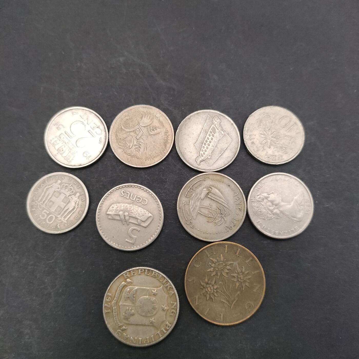 猩哥外币小铺➨【第200场】 硬币10个