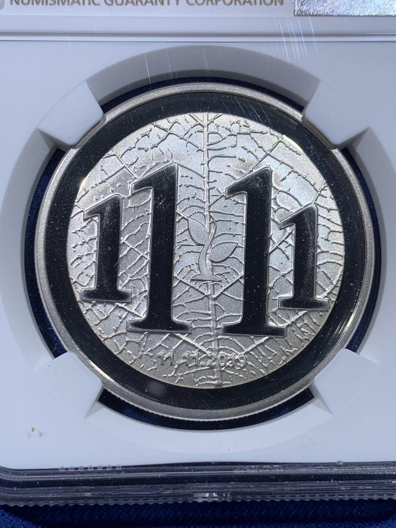 《竞宝斋》第434场 周日，周一2场连拍 （全场包邮） NGC PF67UC 土耳其2020年呼吸未来主题-全国植树日20里拉精制银币，31.1g，925银，发行量3000枚。