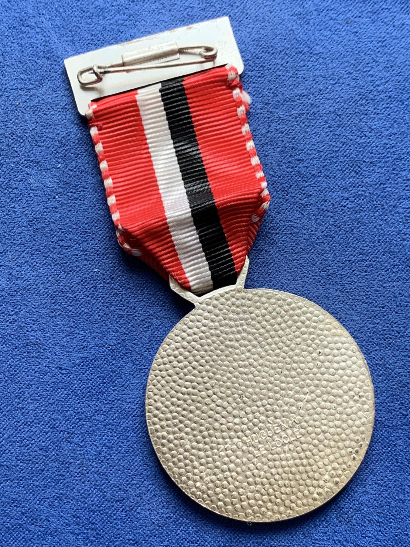 《竞宝斋》第434场 周日，周一2场连拍 （全场包邮） 瑞士 1970年 胡歌诺教派 奖章 总重约30.4克