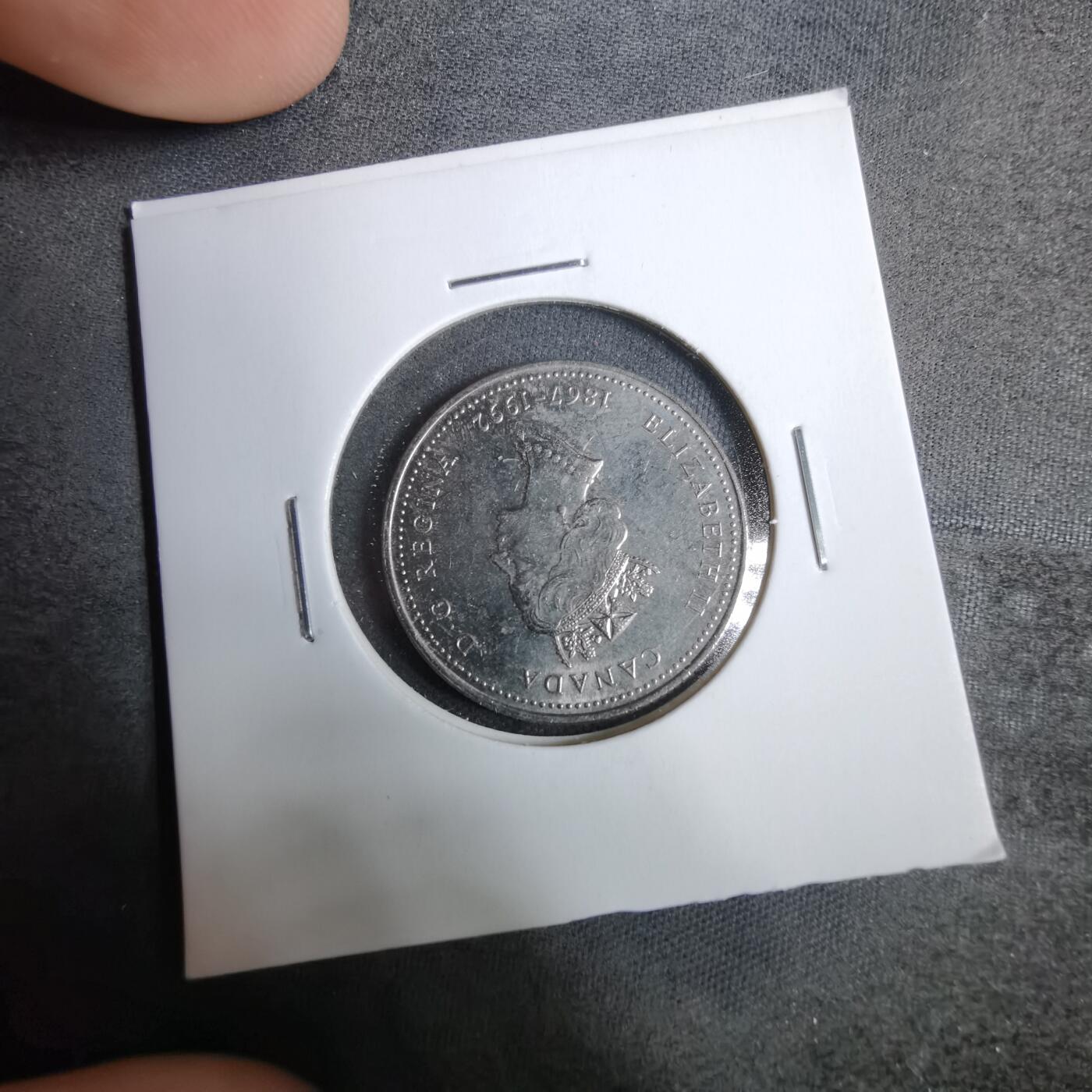 沼泽如烟--第889场 加拿大1992年25分纪念币