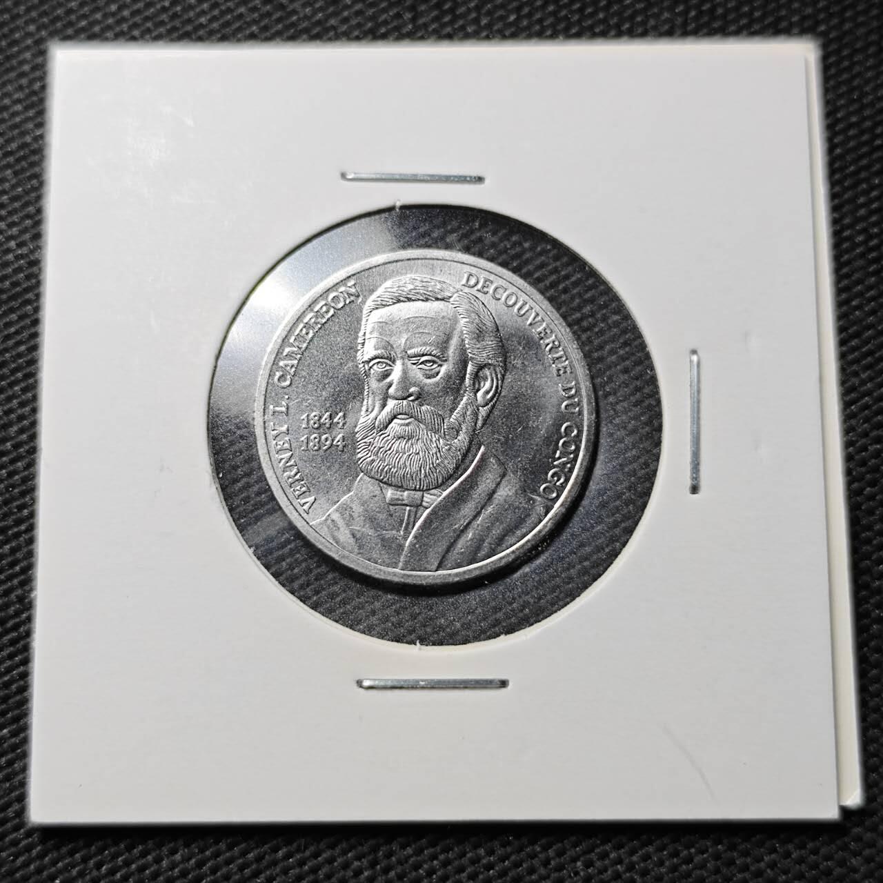 KK钱币收藏小铺  第363场  2月预留时间 周末发货  2002刚果50分狮子