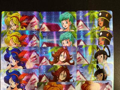 NO.14 好又多金牌大场，双11狂欢！每周一站式配齐，方便凑单！（周6晚8点截拍，卖家送拍0抽成！） - 冰狗卡牌特藏 七龙珠7人物对卡 折光纱布闪 14张