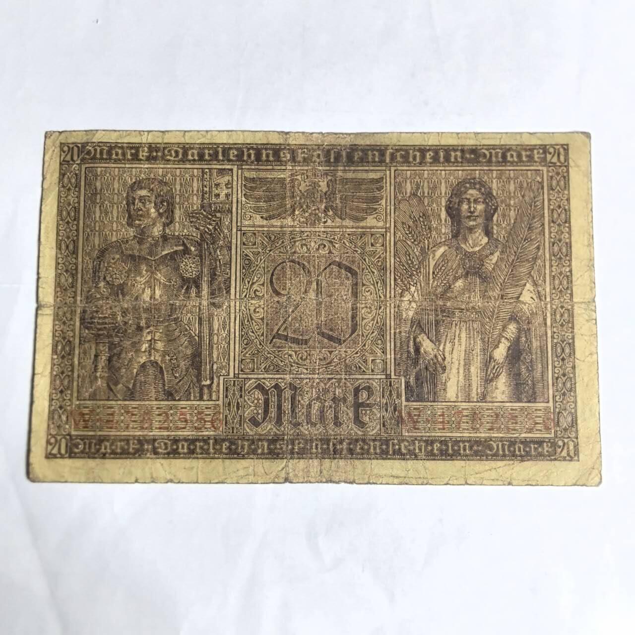 各国外币第97期 大部分全新 德国1918年 2马克