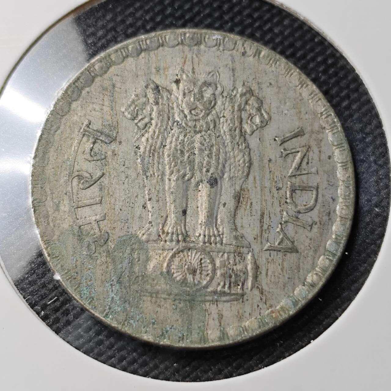 KK钱币收藏小铺  第363场  2月预留时间 周末发货  1980印度1卢比 大卢比