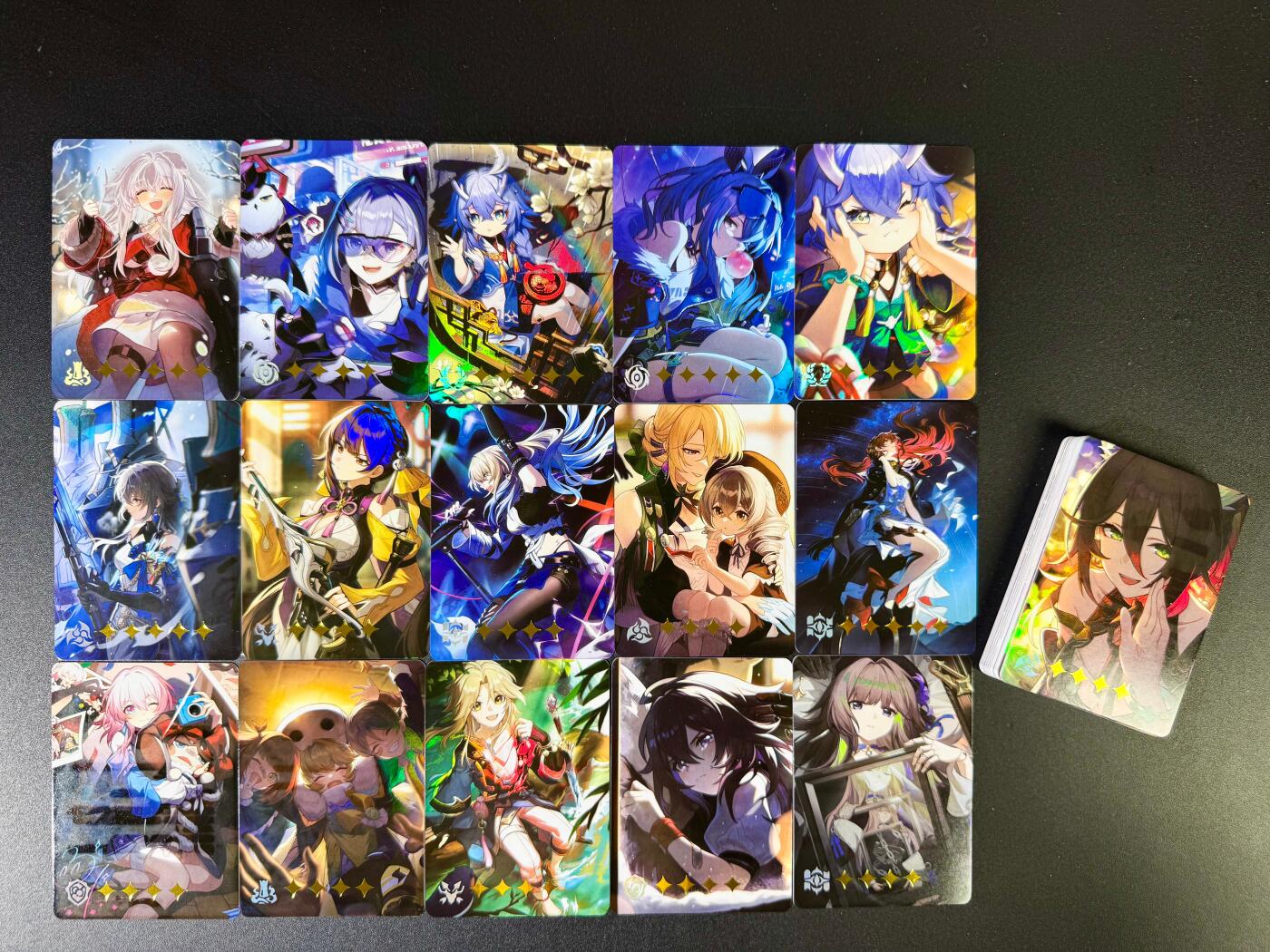 NO.14 好又多金牌大场，双11狂欢！每周一站式配齐，方便凑单！（周6晚8点截拍，卖家送拍0抽成！） sgy卡牌 星穹铁道妹卡全套 彩闪 37张
