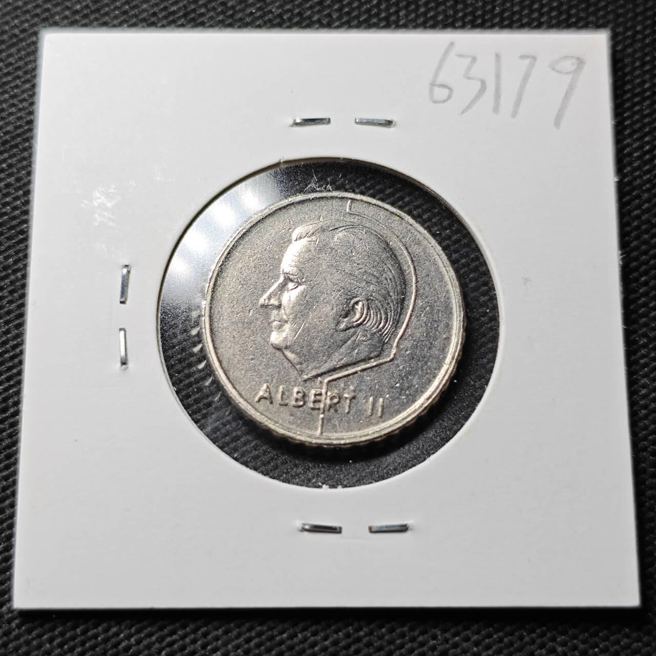 KK钱币收藏小铺  第363场  2月预留时间 周末发货  1994比利时50法郎 不多见