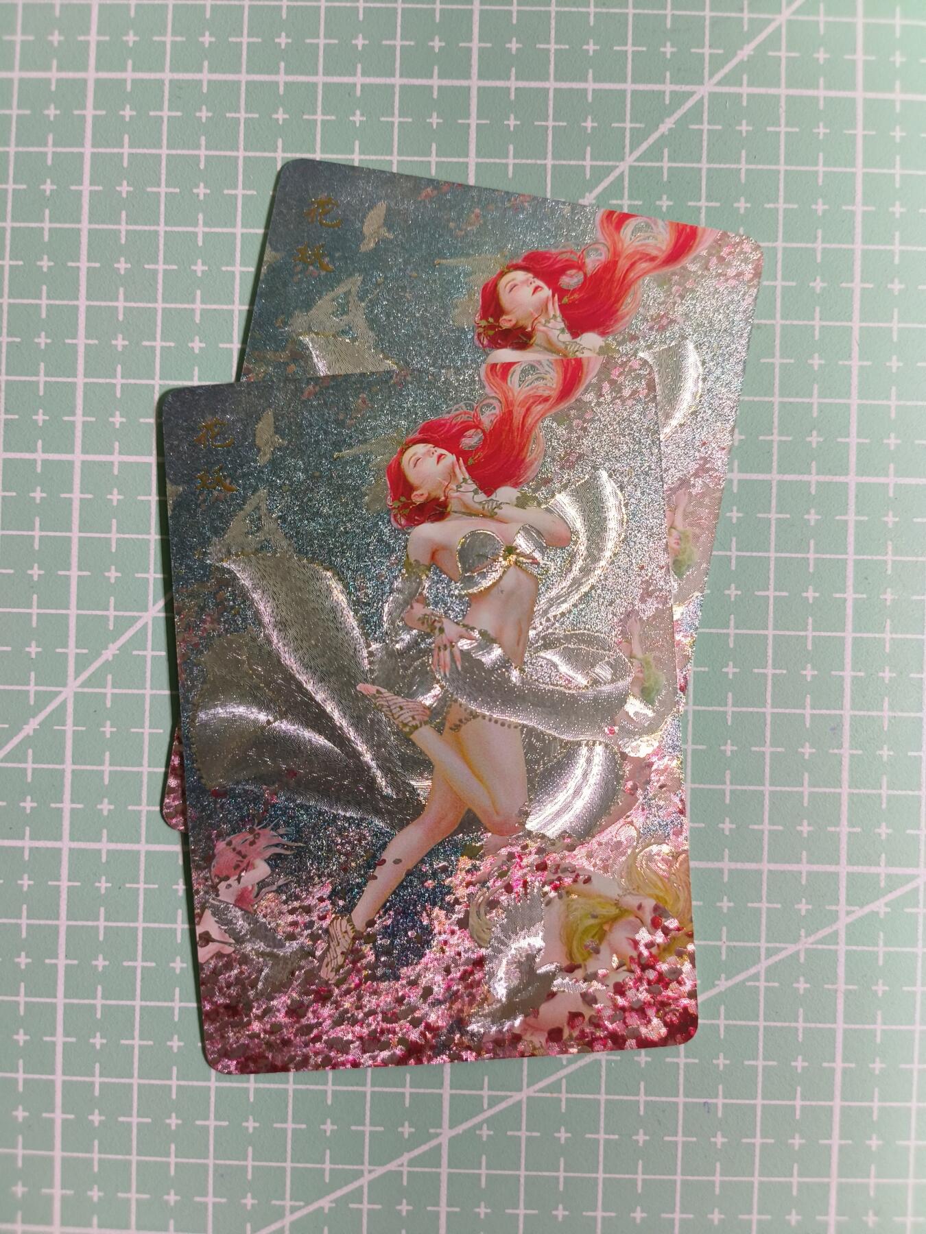 C先生卡牌 第15期 元集纪·刷子签·罐儿签·毒瘤签(持续收拍品中...) 【粗闪】燎原×刷子《妖姬传》花妖 双服饰