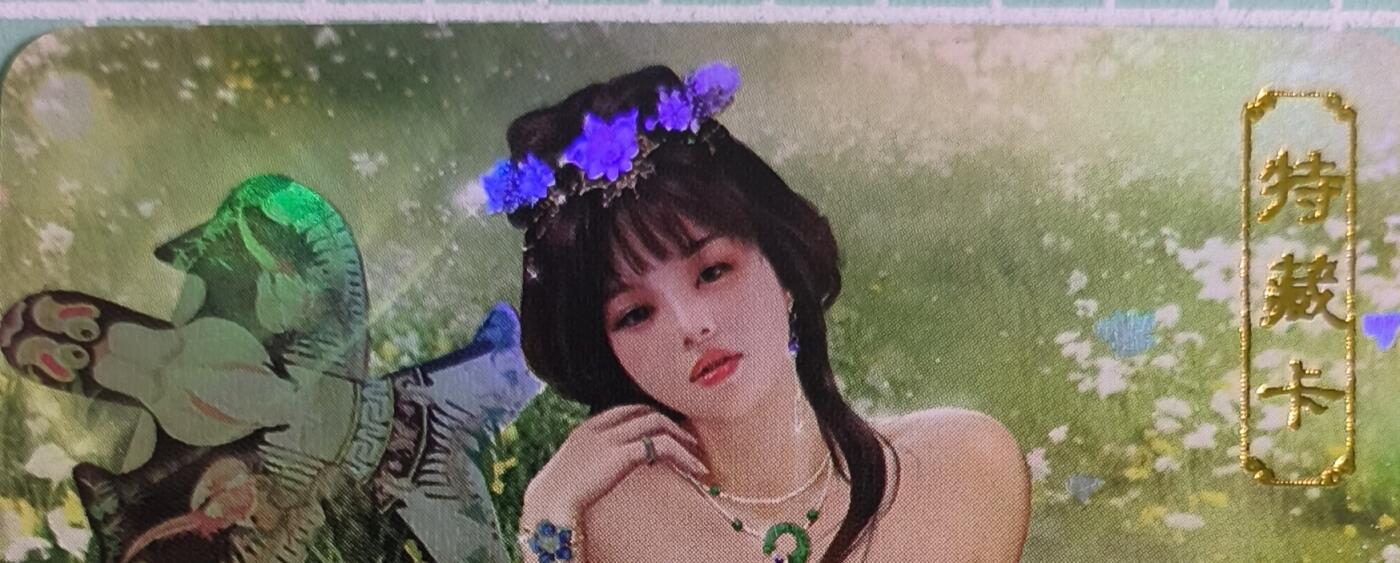 C先生卡牌 第15期 元集纪·刷子签·罐儿签·毒瘤签(持续收拍品中...) 【彩闪】卡将文创《欲女传》花蕊夫人  艺术卡