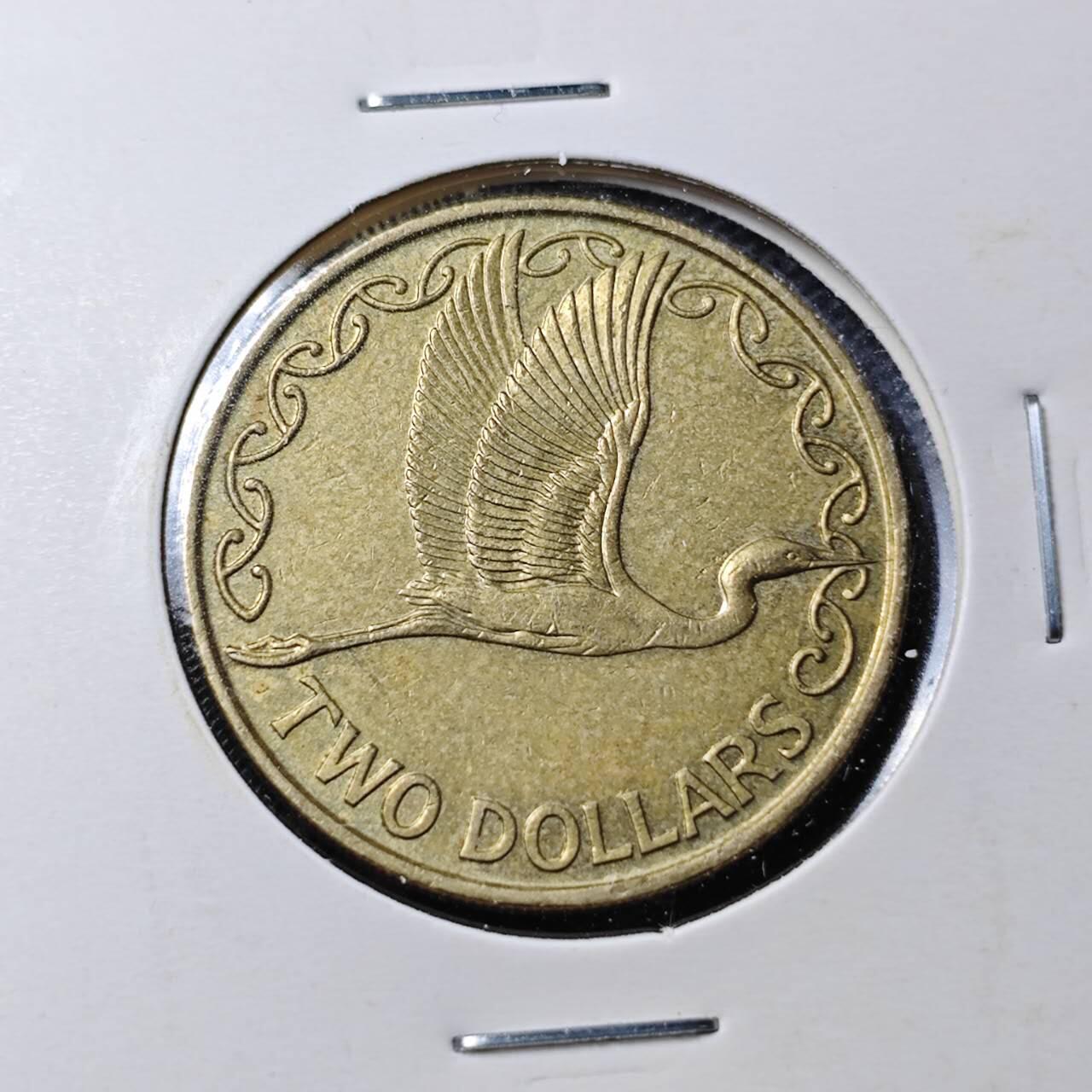 KK钱币收藏小铺  第363场  2月预留时间 周末发货  新西兰2元