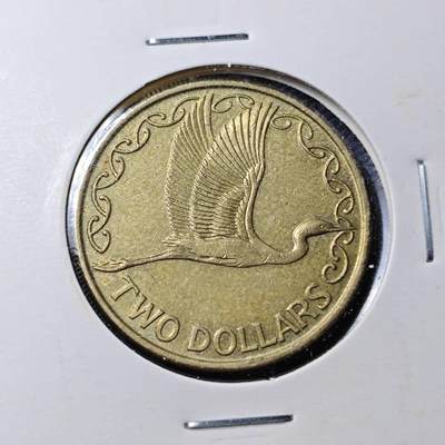 KK钱币收藏小铺  第363场  2月预留时间 周末发货 -  新西兰2元