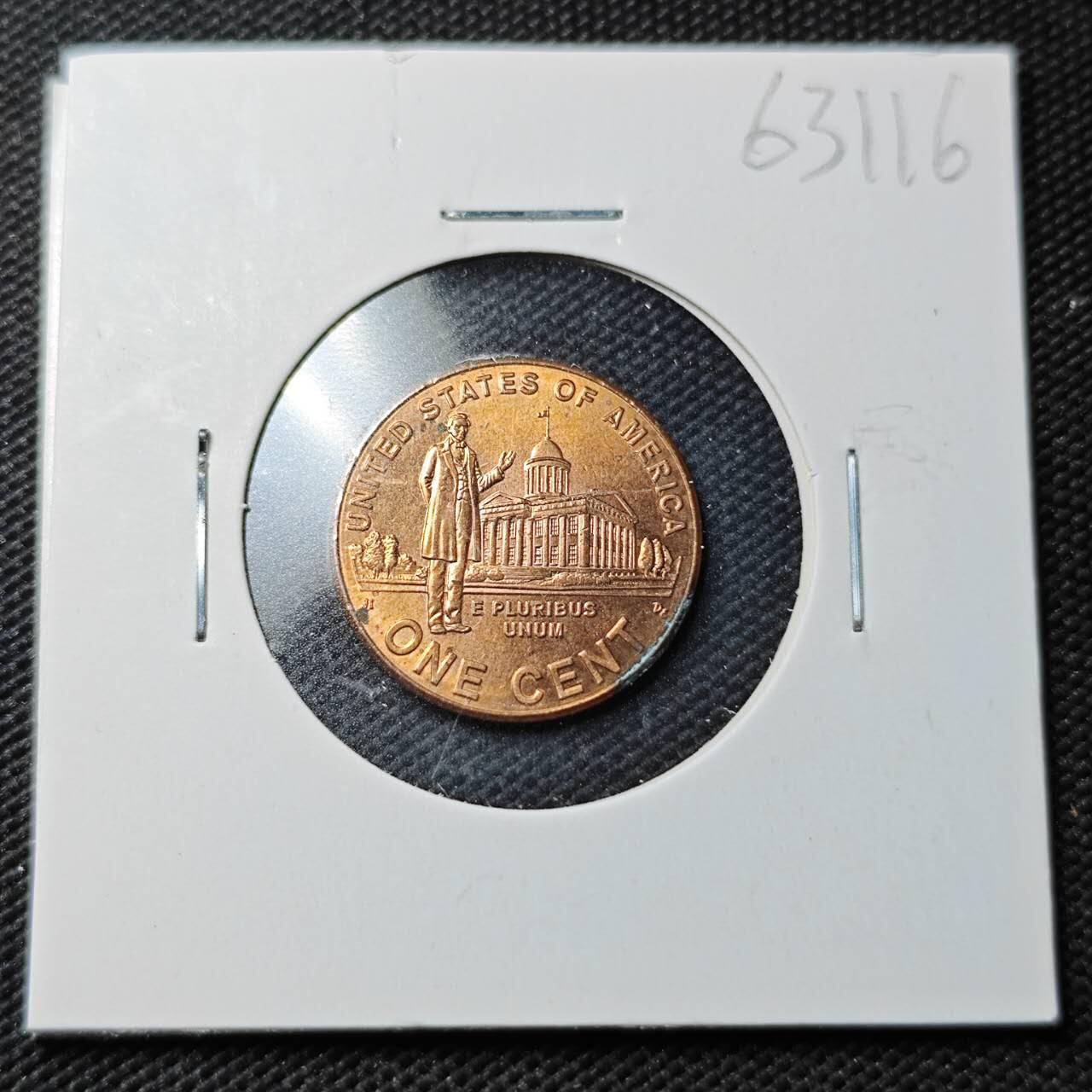 KK钱币收藏小铺  第363场  2月预留时间 周末发货  美国1分纪念币