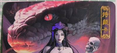 C先生卡牌 第15期 元集纪·刷子签·罐儿签·毒瘤签(持续收拍品中...) - 【彩闪】卡将文创《异仙传》红蟒娘娘  艺术卡