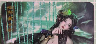 C先生卡牌 第15期 元集纪·刷子签·罐儿签·毒瘤签(持续收拍品中...) - 【彩闪】卡将文创《异仙传》小青  艺术卡