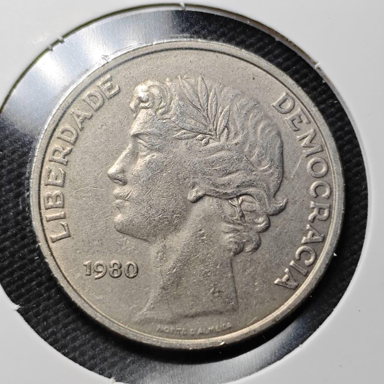 KK钱币收藏小铺  第363场  2月预留时间 周末发货  1980葡萄牙25埃斯库多