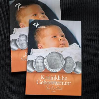 道一币馆币章第一百五十四场 - 原包装 荷兰2004年卡特琳娜公主诞生10欧元精制银币