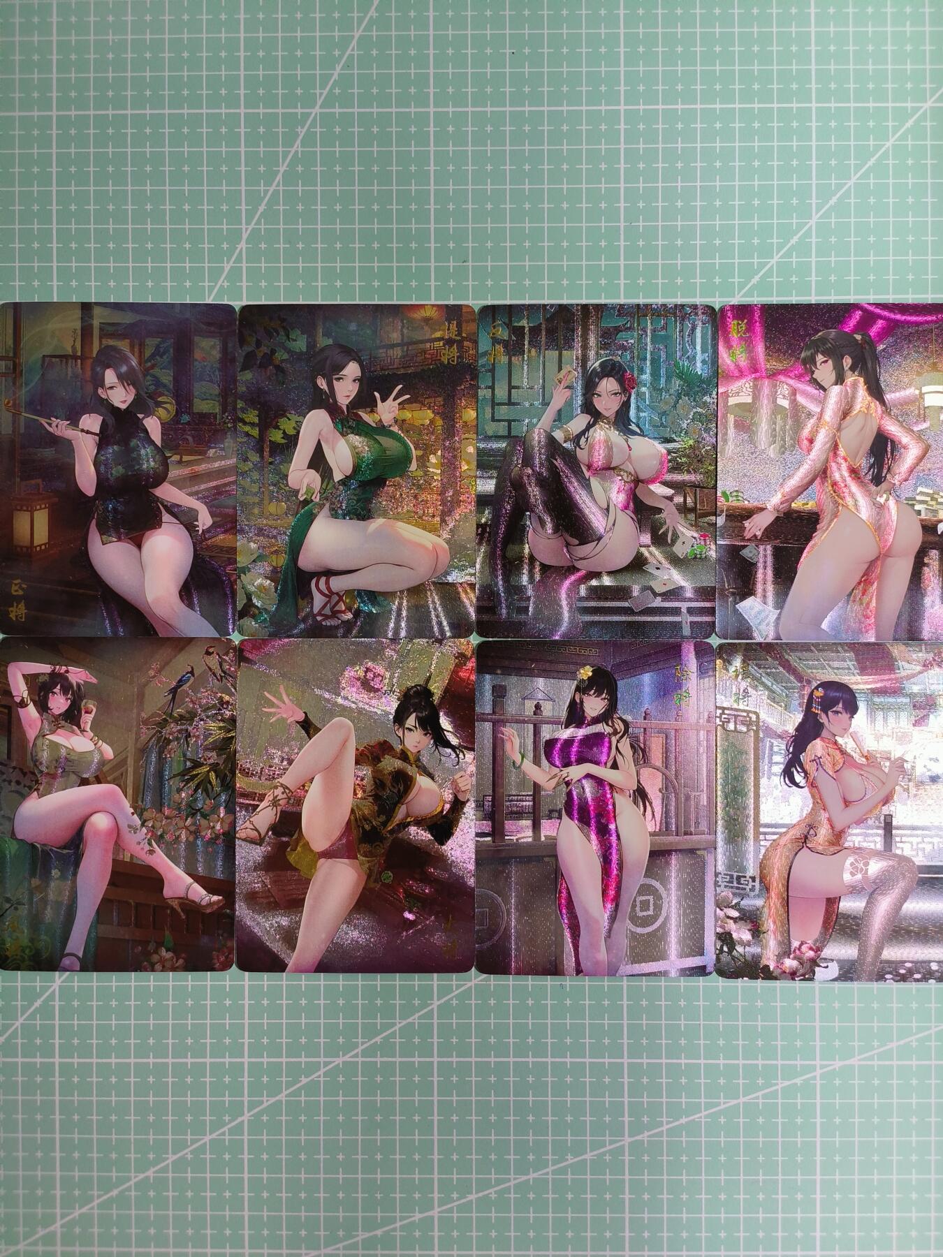 C先生卡牌 第15期 元集纪·刷子签·罐儿签·毒瘤签(持续收拍品中...) 【粗闪】燎原×玲姐《千门八将》小套8张