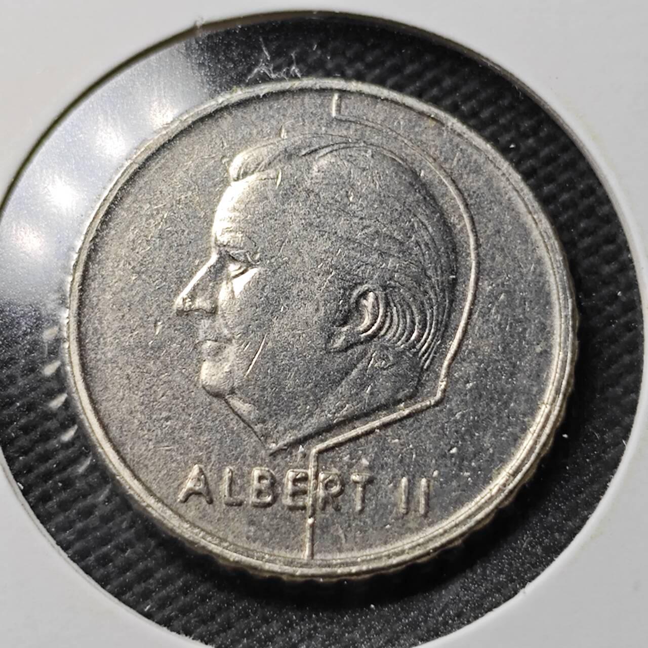 KK钱币收藏小铺  第363场  2月预留时间 周末发货  1994比利时50法郎 不多见