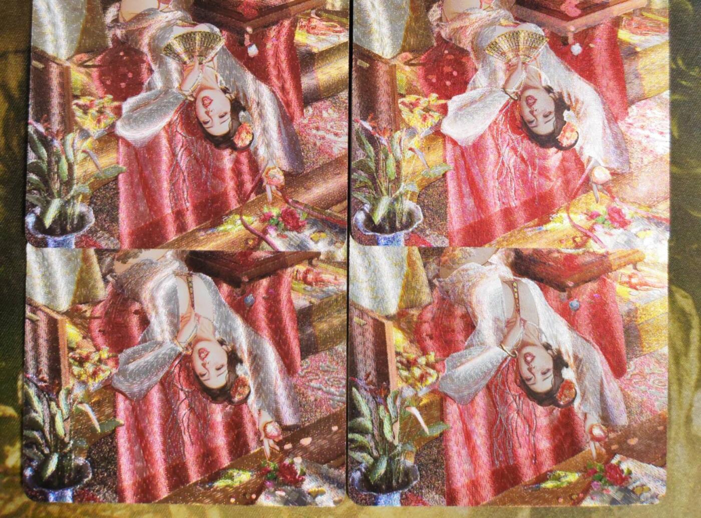 阳大大卡牌拍卖第80期（持续收拍品，周三晚上九点截拍，进群福利早知道）加场加场加场 【粗闪+冷烫】焱卡文化 刷子 李桂姐 粗闪+冷烫  双服饰4张