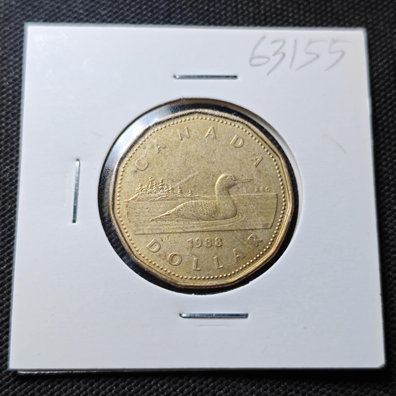 KK钱币收藏小铺  第363场  2月预留时间 周末发货  加拿大1元