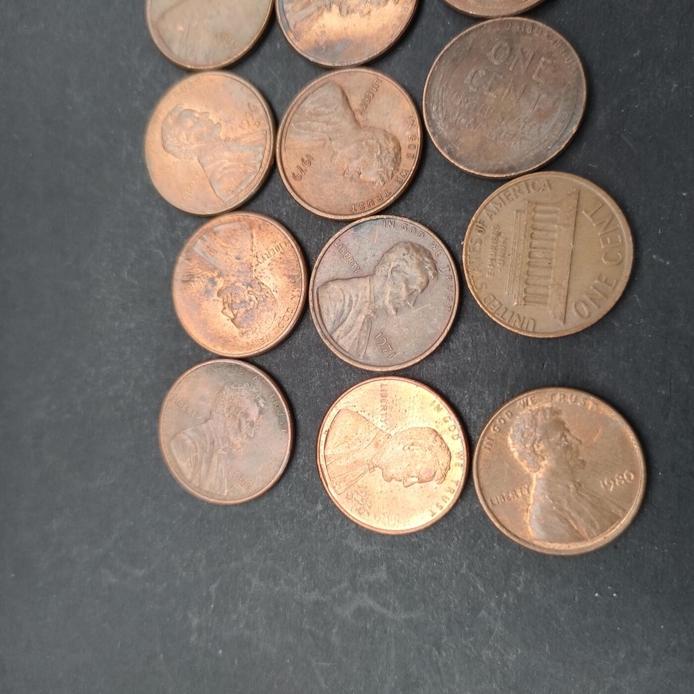 猩哥外币小铺➨【第200场】 美分12个