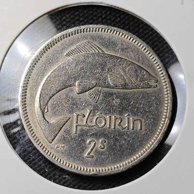 KK钱币收藏小铺  第363场  2月预留时间 周末发货 -  1961爱尔兰2先令