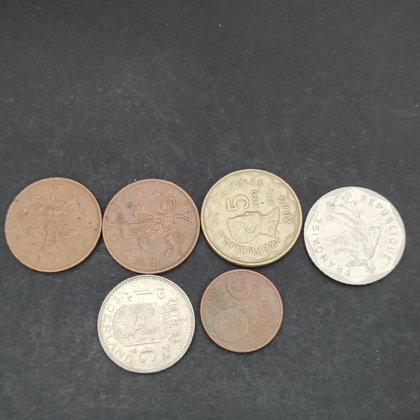 猩哥外币小铺➨【第200场】 硬币6个