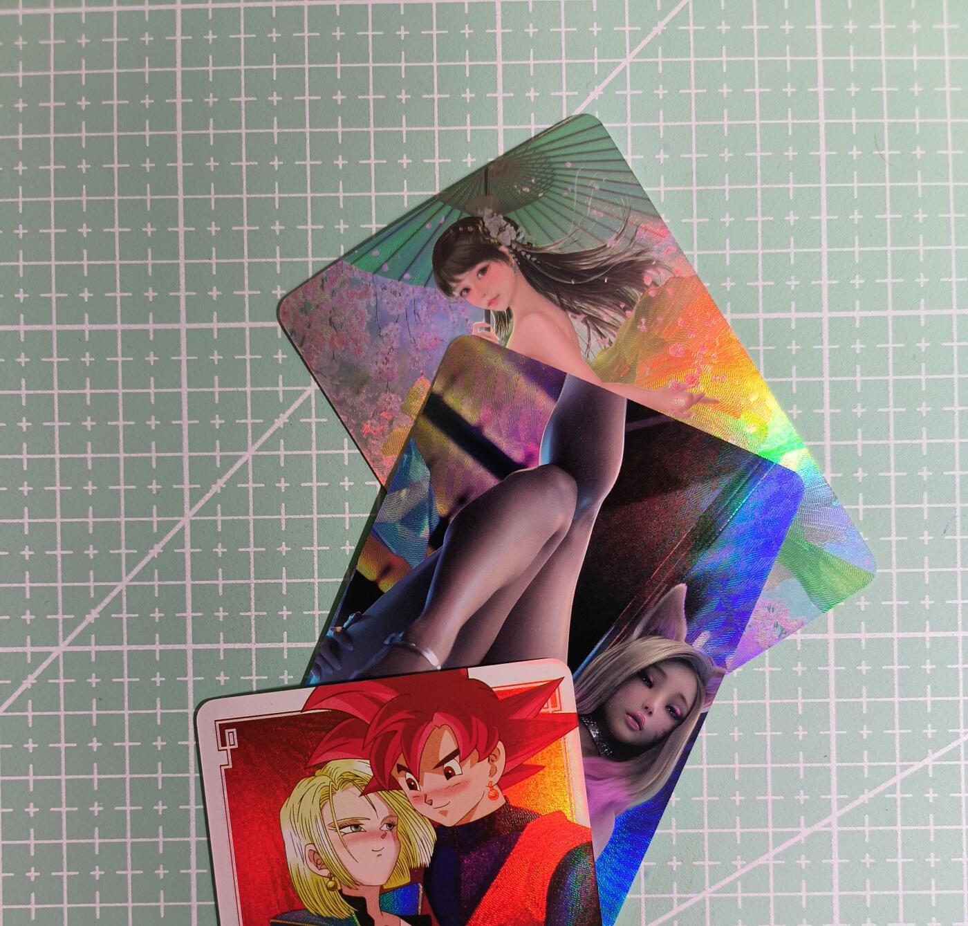 C先生卡牌 第15期 元集纪·刷子签·罐儿签·毒瘤签(持续收拍品中...) 【彩闪】自制卡 《游戏·卡通》3张 艺术卡