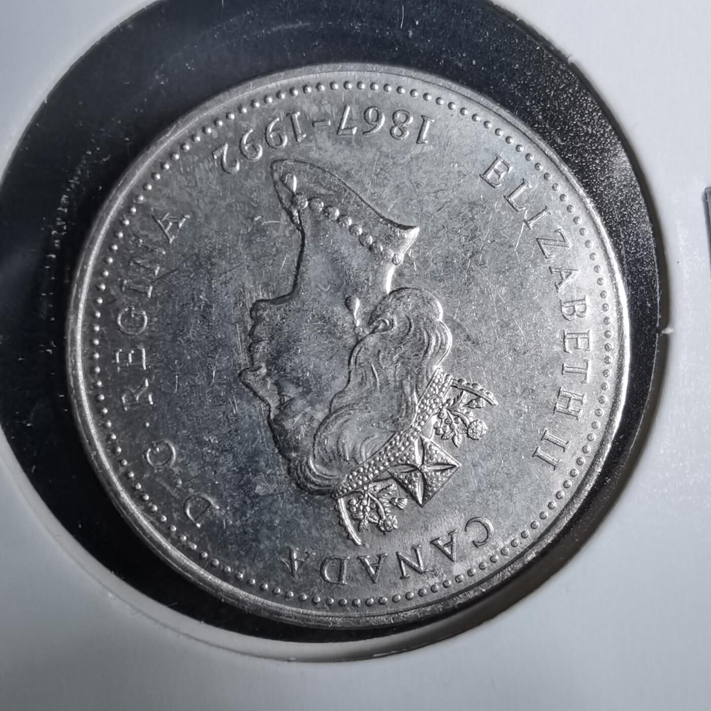 沼泽如烟--第889场 加拿大1992年25分纪念币