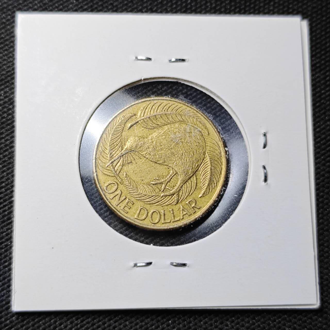 KK钱币收藏小铺  第363场  2月预留时间 周末发货  新西兰1元