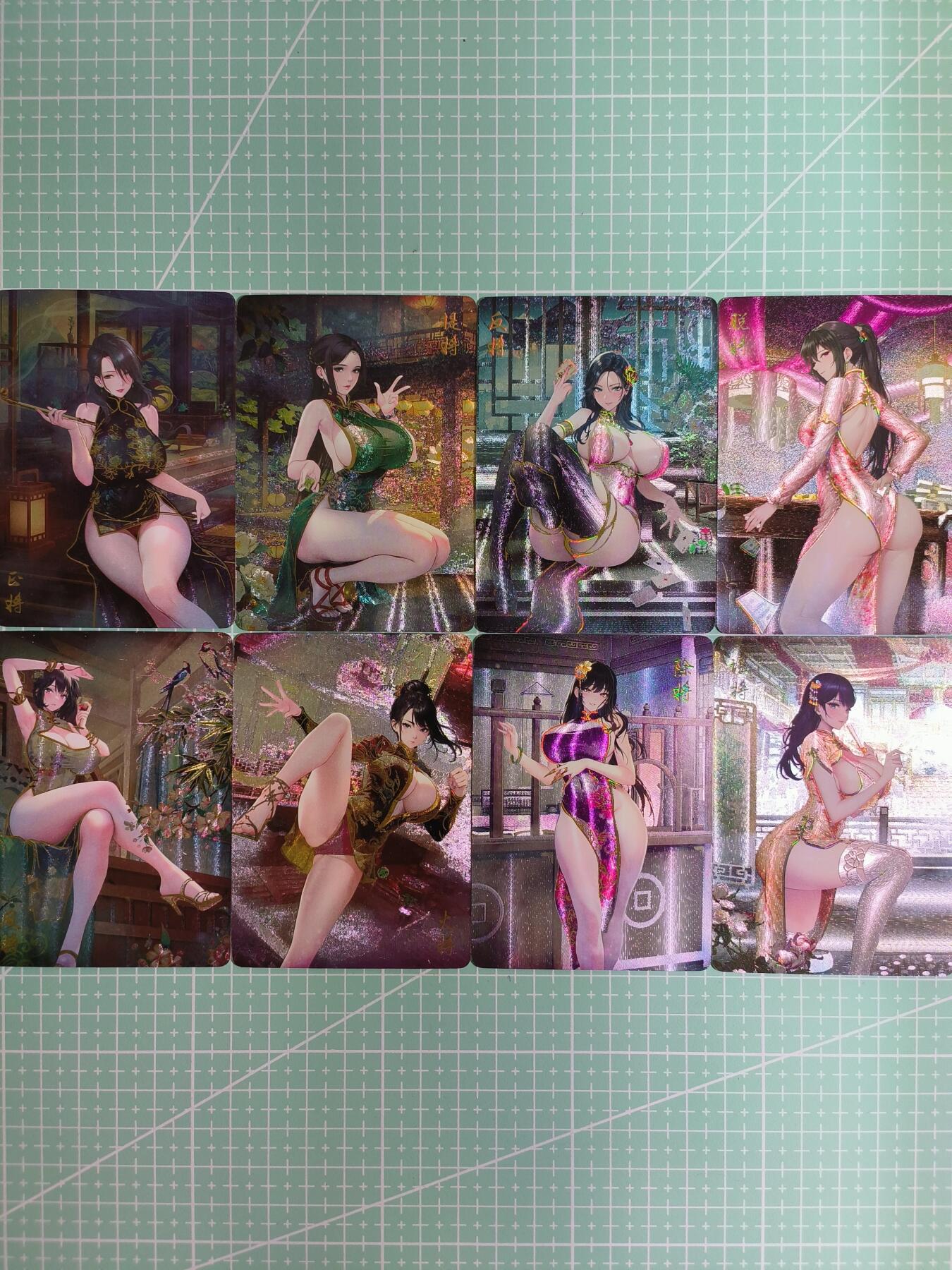 C先生卡牌 第15期 元集纪·刷子签·罐儿签·毒瘤签(持续收拍品中...) 【幻彩粗闪】燎原×玲姐《千门八将》小套8张