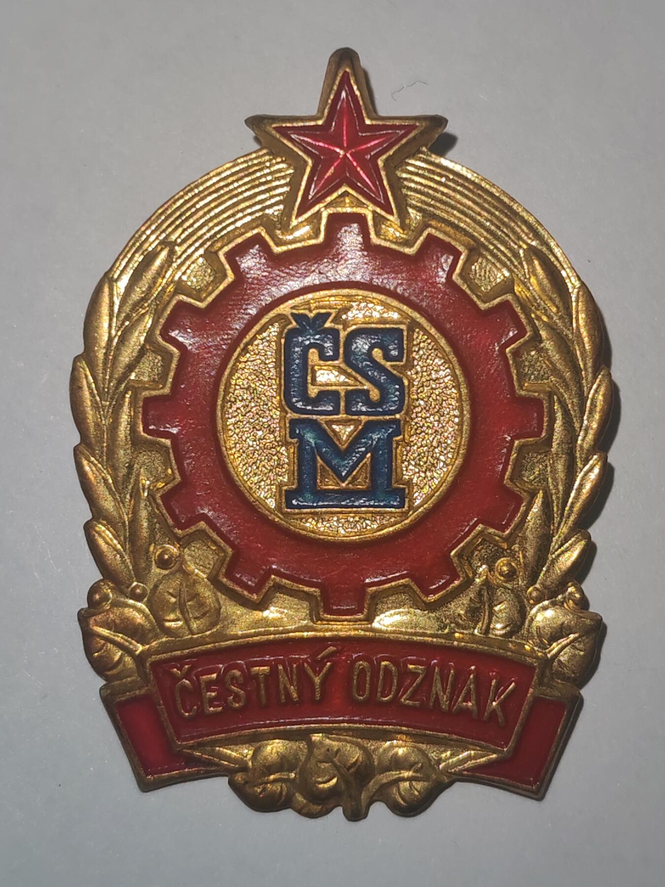 韵星假日精品2025秋季军品类拍卖会-- Rimey Holidays Boutique 2025 Autumn Militaria Sale 捷克斯洛伐克第一版青年工会荣誉成员证章