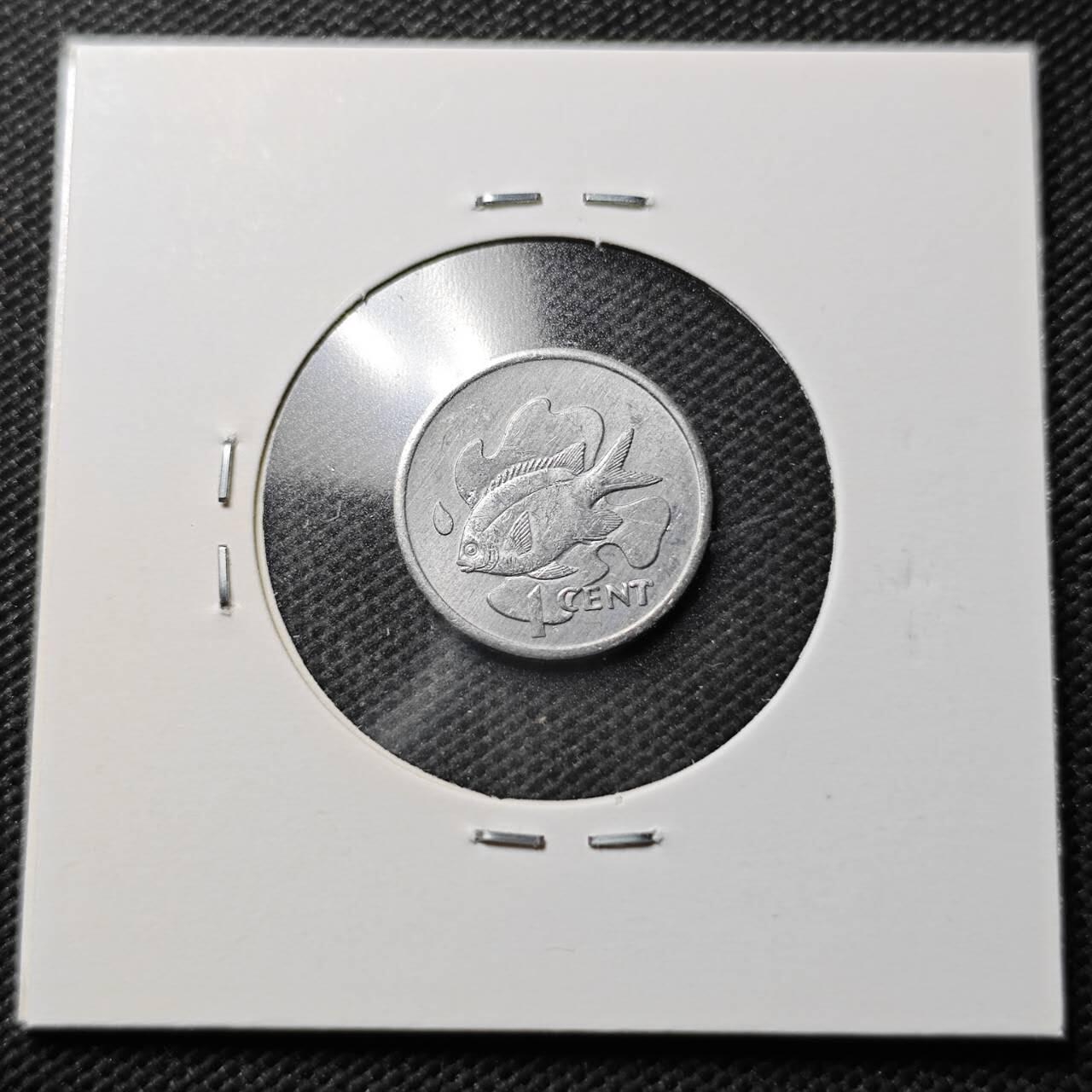 KK钱币收藏小铺  第363场  2月预留时间 周末发货  1977塞舌尔1分 好品