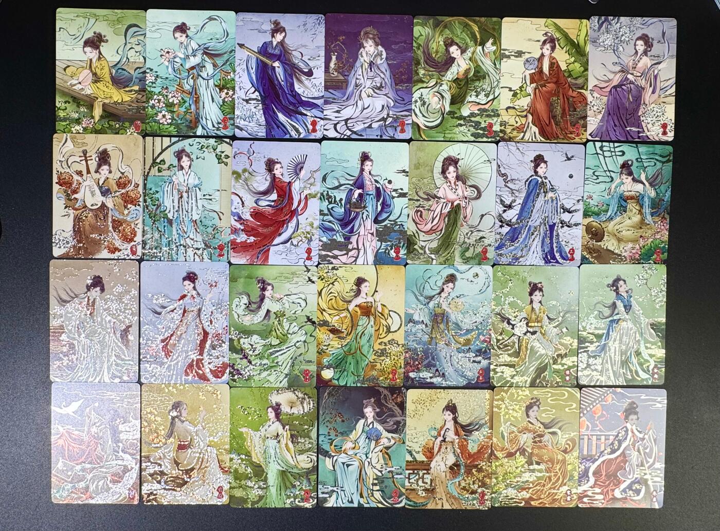 NO.14 好又多金牌大场，双11狂欢！每周一站式配齐，方便凑单！（周6晚8点截拍，卖家送拍0抽成！） 【套卡】摩点 二十四节气美女全套 钻闪 28张