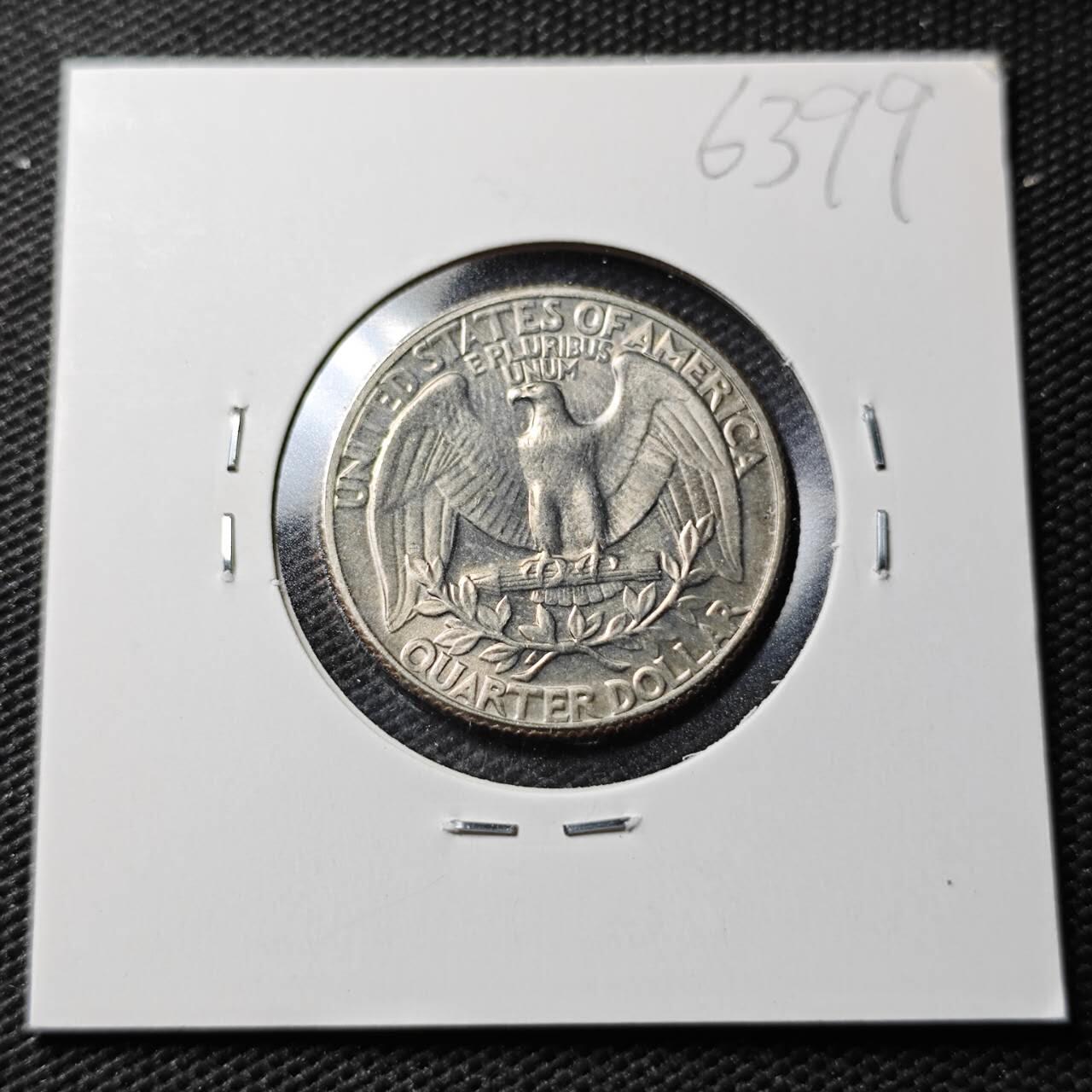 KK钱币收藏小铺  第363场  2月预留时间 周末发货  1970美国25分好品